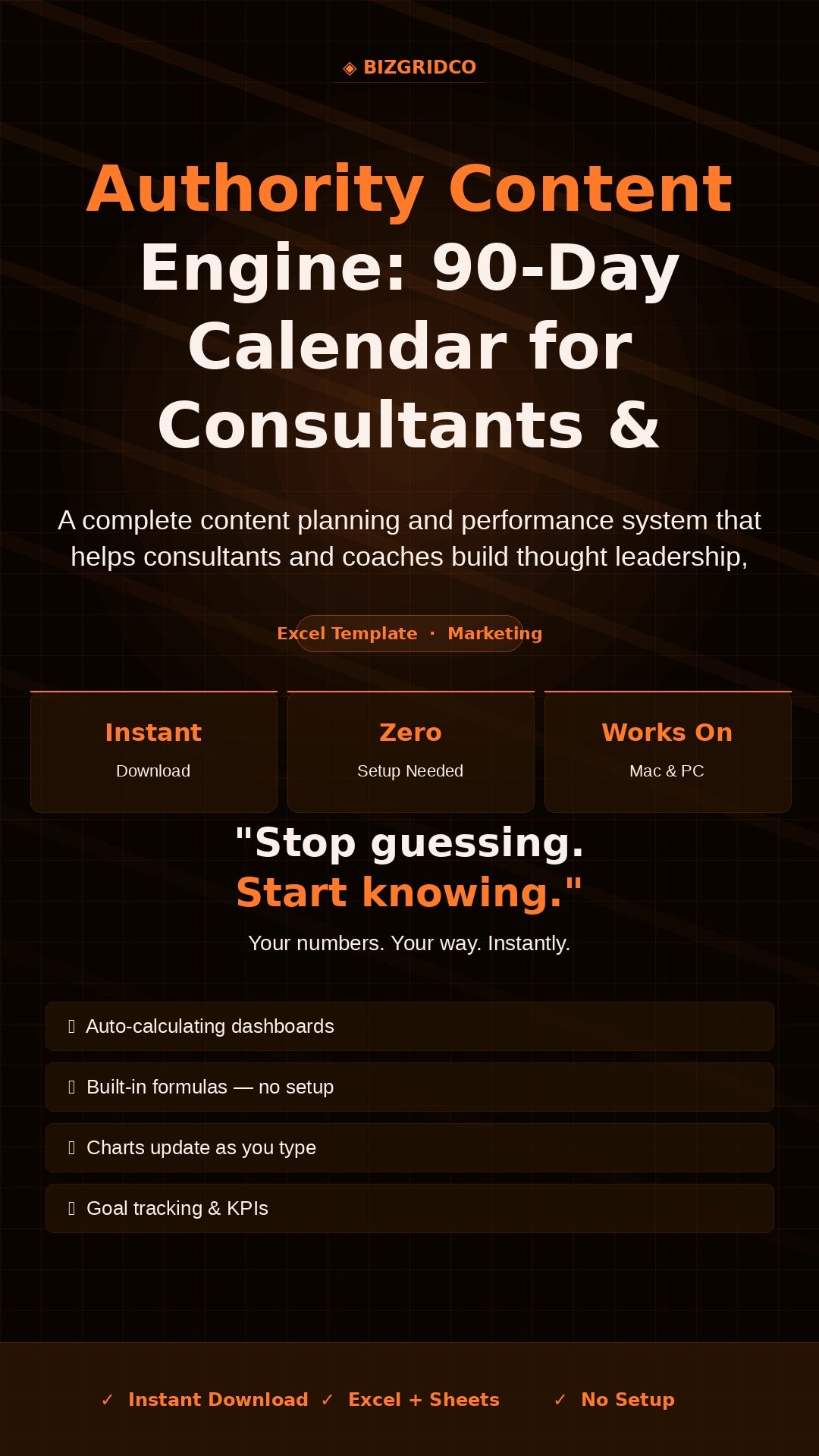 90-Day Content Calendar for Consultants & Coaches | LinkedIn Email Social Media Planner Template