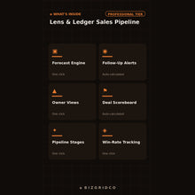 Photography Sales Pipeline Tracker | Lead-to-Booking Spreadsheet for Photographers with Revenue Dashboard