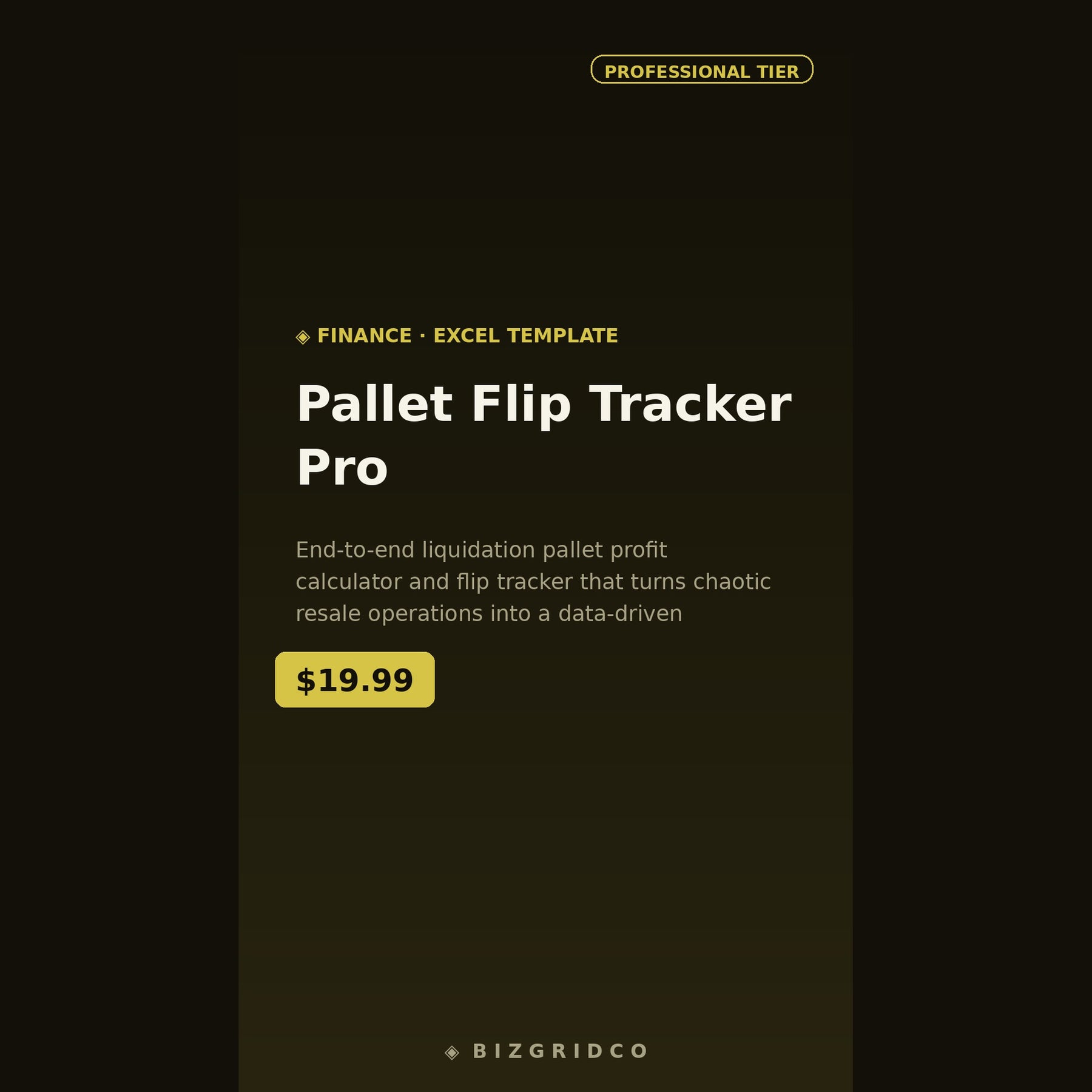 Liquidation Pallet Tracker for Resellers | Profit and ROI Calculator for BULQ, B-Stock and eBay Flips