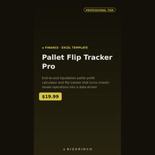 Liquidation Pallet Tracker for Resellers | Profit and ROI Calculator for BULQ, B-Stock and eBay Flips