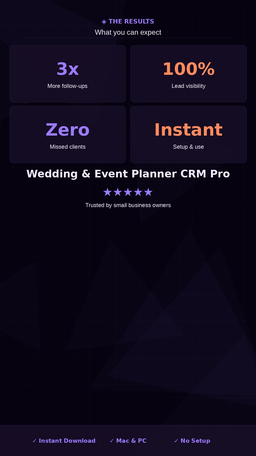 Wedding Planner CRM Template Excel | Event Client Tracker Leads Bookings Vendor Revenue Pipeline Manager