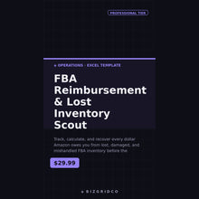 Amazon FBA Reimbursement Tracker | Lost and Damaged Inventory Scout with Claim Window Calculator - BizGridCo.