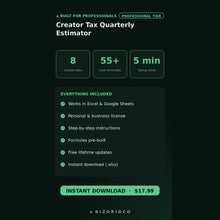 Quarterly Tax Estimator for Creators and Podcasters | Self-Employment Tax Calculator for YouTube & Multi-Income Earners - BizGridCo.